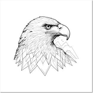 Eagle Bird Animal Freedom World Wildlife Wonder Vector Graphic Posters and Art